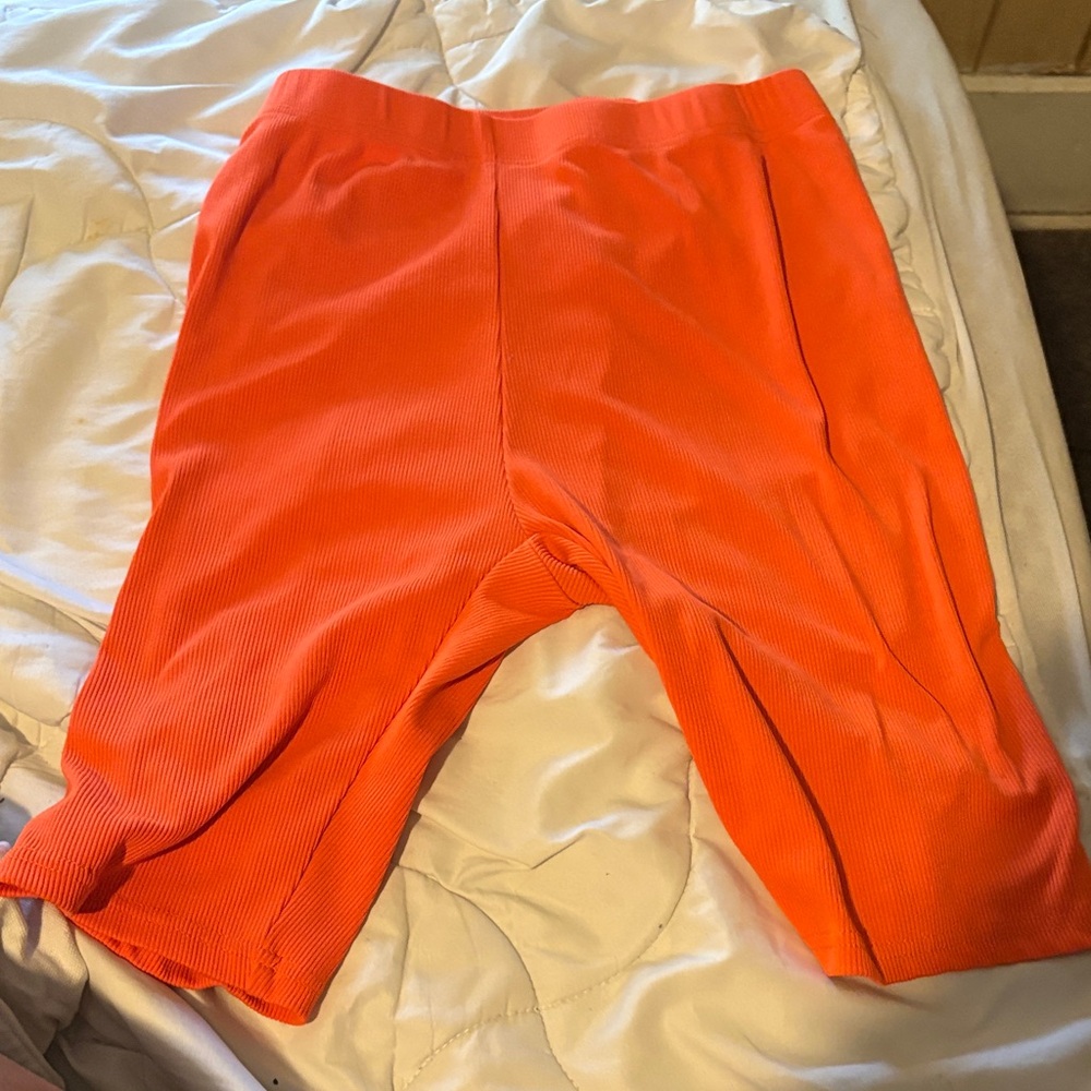 Vibrant Orange Shorts